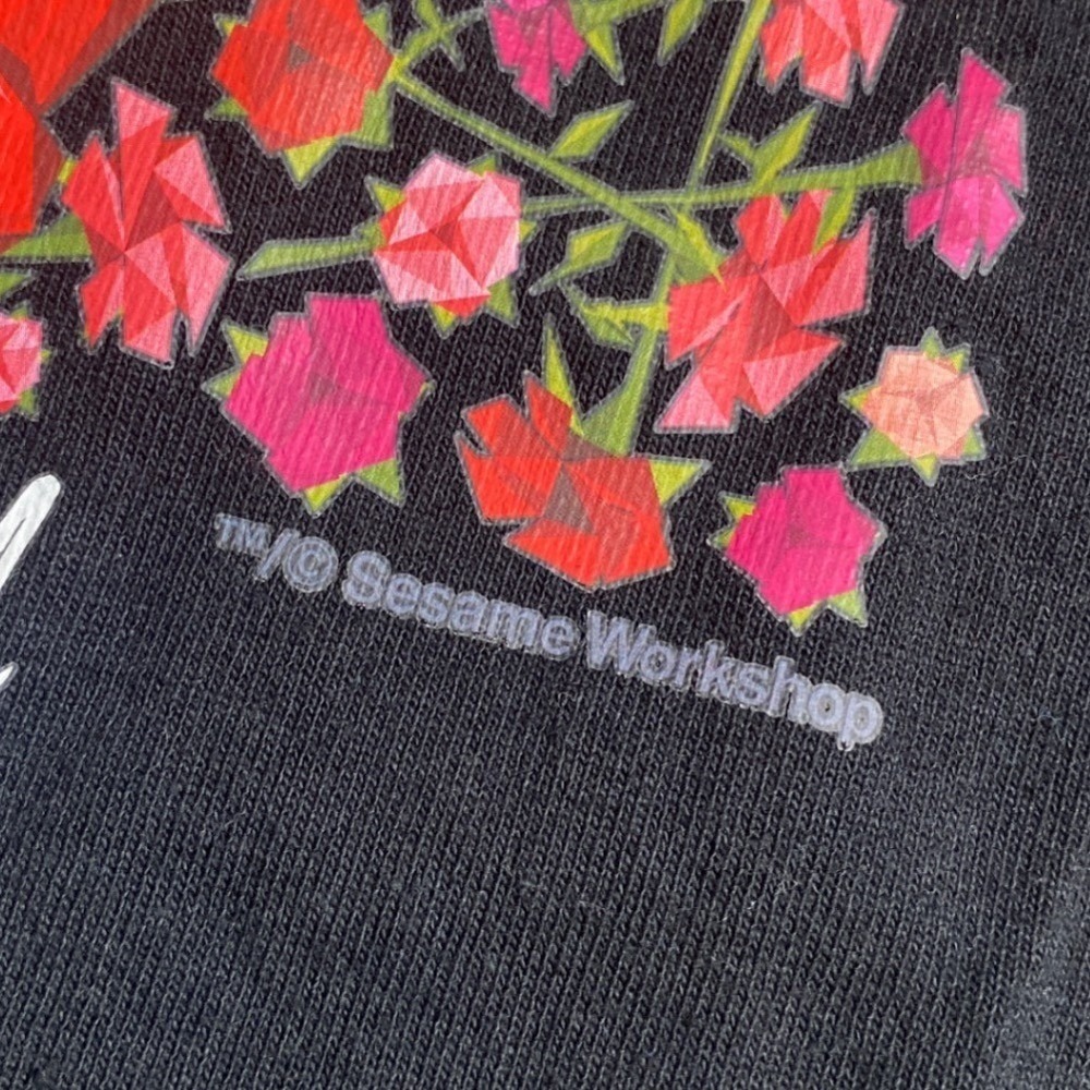 Champion Naturel Elmo Sesame Street Graphic‎ T-Shirt Mens Medium Black Cotton - Picture 6 of 8
